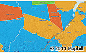Political 3D Map of Patamacca