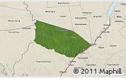 Satellite 3D Map of Patamacca, shaded relief outside