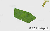 Satellite 3D Map of Patamacca, single color outside