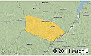 Savanna Style 3D Map of Patamacca
