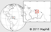Blank Location Map of Patamacca