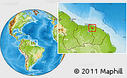 Physical Location Map of Patamacca