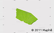 Physical Map of Patamacca, cropped outside
