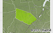 Physical Map of Patamacca, semi-desaturated