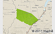 Physical Map of Patamacca, shaded relief outside