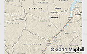 Shaded Relief Map of Patamacca