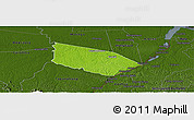 Physical Panoramic Map of Patamacca, darken