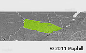 Physical Panoramic Map of Patamacca, desaturated