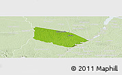 Physical Panoramic Map of Patamacca, lighten