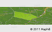 Physical Panoramic Map of Patamacca, satellite outside