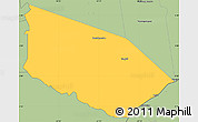 Savanna Style Simple Map of Patamacca