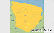 Savanna Style Simple Map of Marowijne