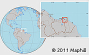 Gray Location Map of Wanhatti