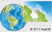 Physical Location Map of Wanhatti, highlighted country, highlighted parent region
