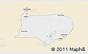 Classic Style 3D Map of Bigi Poika, single color outside