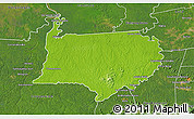 Physical 3D Map of Bigi Poika, satellite outside