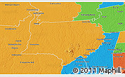 Political 3D Map of Bigi Poika