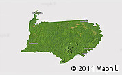 Satellite 3D Map of Bigi Poika, cropped outside