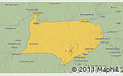 Savanna Style 3D Map of Bigi Poika