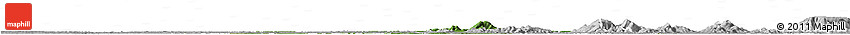 Satellite Horizon Map of Bigi Poika, lighten, desaturated