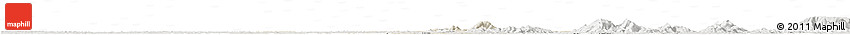 Shaded Relief Horizon Map of Bigi Poika, lighten, semi-desaturated