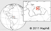 Blank Location Map of Bigi Poika, within the entire country