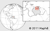 Blank Location Map of Bigi Poika, highlighted country, highlighted parent region, within the entire country