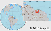 Gray Location Map of Bigi Poika