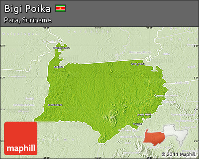 Physical Map of Bigi Poika, lighten
