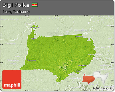 Physical Map of Bigi Poika, lighten