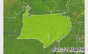 Physical Map of Bigi Poika, satellite outside