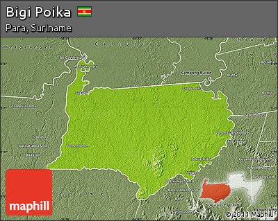 Physical Map of Bigi Poika, semi-desaturated