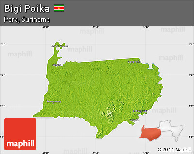 Physical Map of Bigi Poika, single color outside