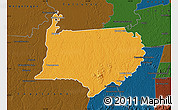Political Map of Bigi Poika, darken