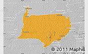 Political Map of Bigi Poika, lighten, desaturated