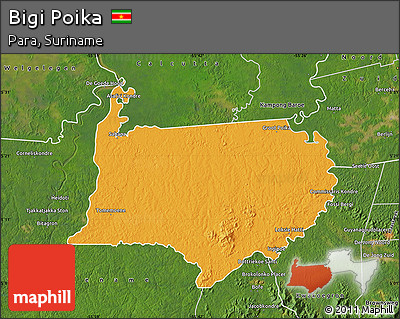 Political Map of Bigi Poika, satellite outside