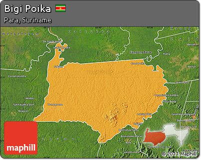 Political Map of Bigi Poika, satellite outside