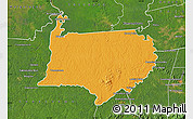 Political Map of Bigi Poika, satellite outside