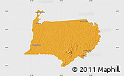 Political Map of Bigi Poika, single color outside