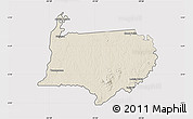 Shaded Relief Map of Bigi Poika, cropped outside
