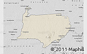 Shaded Relief Map of Bigi Poika, desaturated