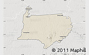Shaded Relief Map of Bigi Poika, lighten, semi-desaturated