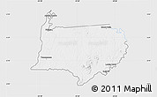 Silver Style Map of Bigi Poika, single color outside