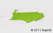 Physical Panoramic Map of Bigi Poika, cropped outside