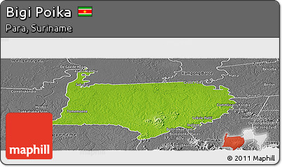 Physical Panoramic Map of Bigi Poika, desaturated