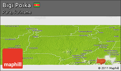 Physical Panoramic Map of Bigi Poika