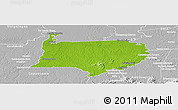 Physical Panoramic Map of Bigi Poika, lighten, desaturated