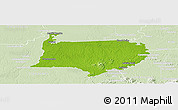 Physical Panoramic Map of Bigi Poika, lighten