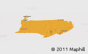 Political Panoramic Map of Bigi Poika, cropped outside