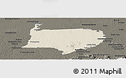 Shaded Relief Panoramic Map of Bigi Poika, darken